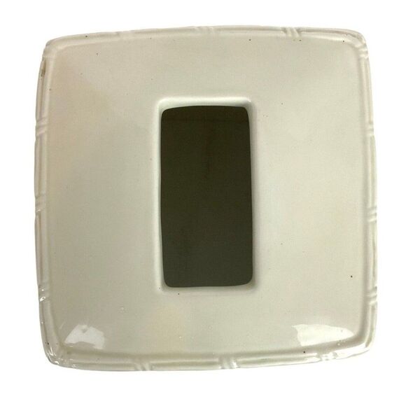 Croscill Scarborough Tissue Box Cover Ivy Leaves Heavy Square Bathroom Decor - Picture 4 of 6